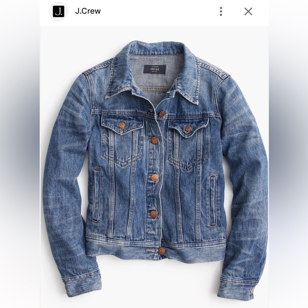 J. Crew Classic Blue Denim Jacket
